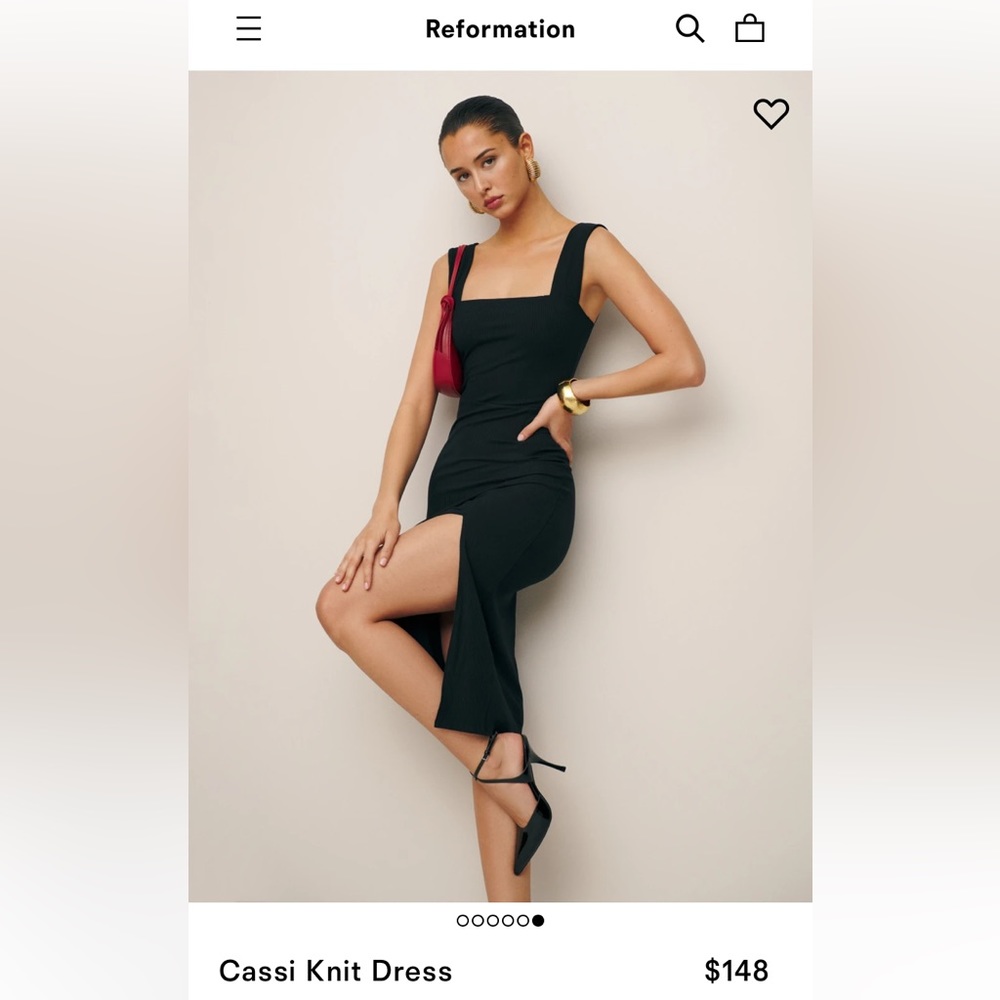 Reformation Cassi Knit Dress size S